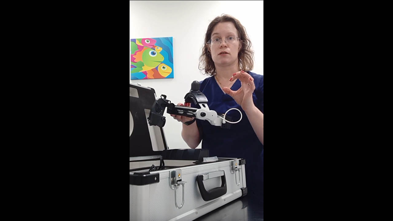 Бинокулярный непрямой офтальмоскоп iVet
