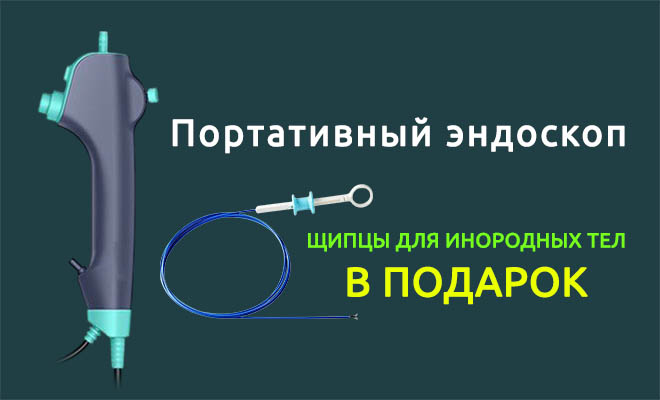 Закажите портативный эндоскоп и получите подарок