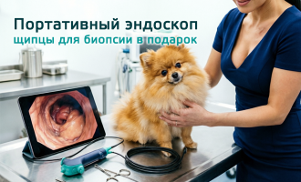 При покупке портативного одноразового эндоскопа, вы получаете щипцы для биопсиив подарок.