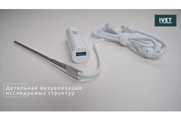 Портативный цифровой ветеринарный отоскоп iVet